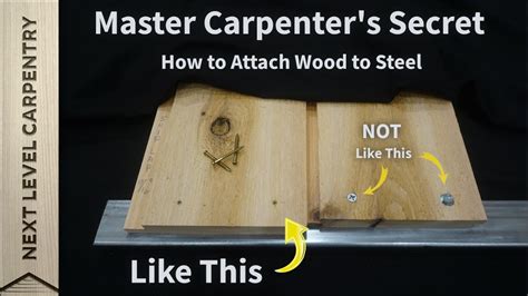 using sheet metal screws in wood|attaching wood to metal frame.